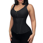 Corset serre-taille zippé avec soutien-gorge intégré
