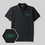 Polo brodé Geek