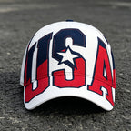 Casquette de baseball décontractée unisexe avec imprimé artistique rétro patriotique