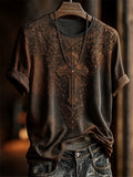 Women's Vintage Western Faith Print T-Shirt