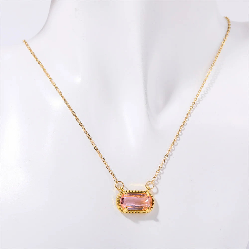 Collier en cristal pierre de naissance