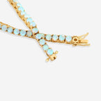 Blue Opal Tennis Bracelet
