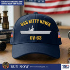 Casquette brodée personnalisée de l'US Navy, Chapeau pour vétéran américain, Cadeaux pour la fête des Pères, le jour des Anciens Combattants