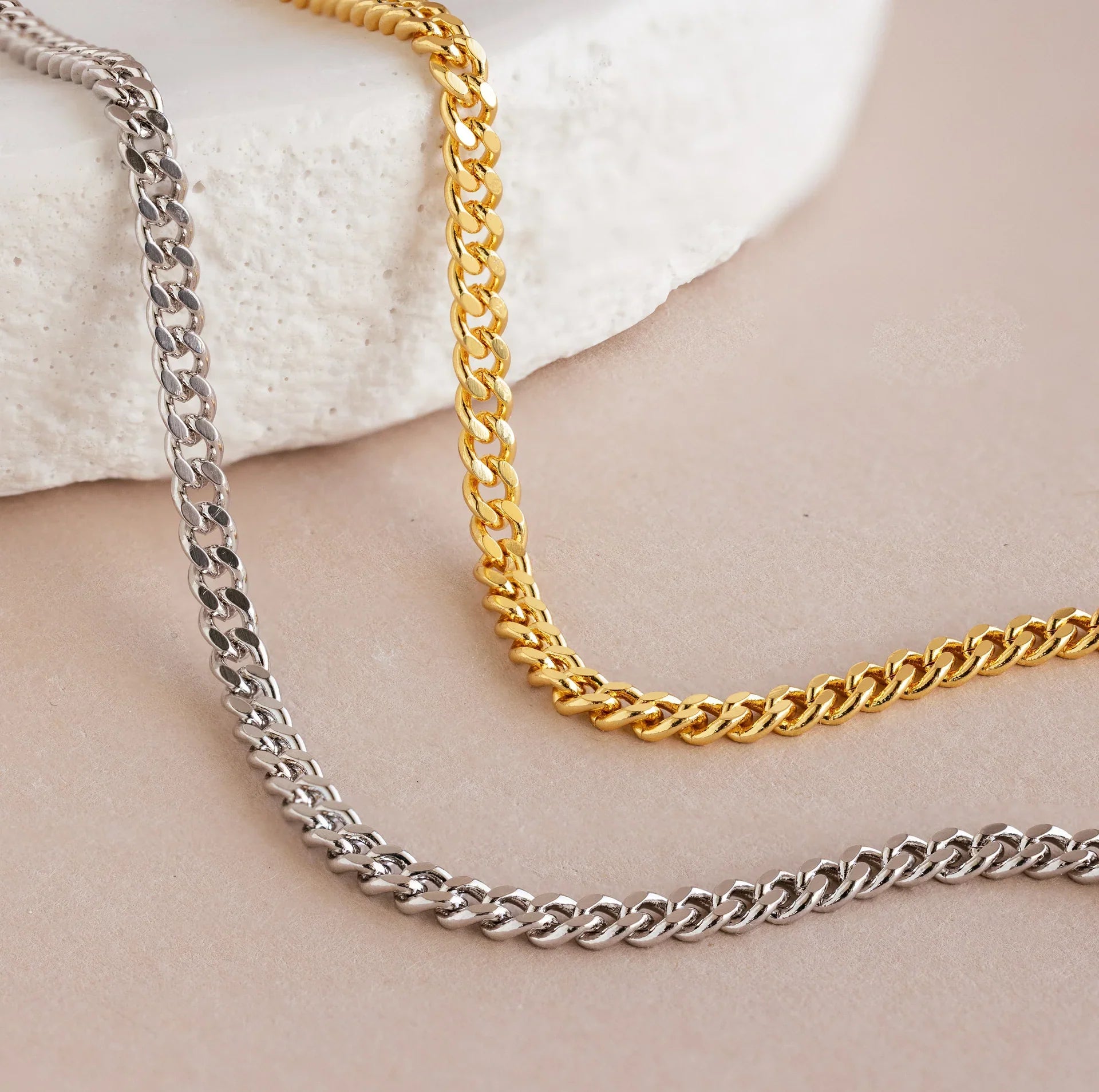 Bracelet chaîne gourmette