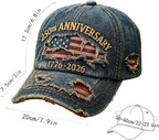 Casquette commémorative du 250e anniversaire des États-Unis (1776-2026)