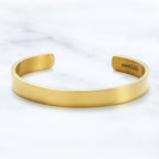 Beautiful Girl You Can Do Hard Things Cuff Bracelet