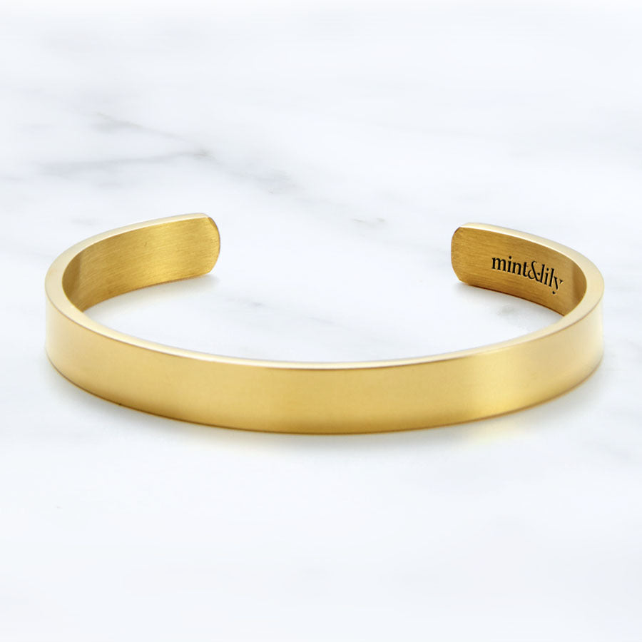 Not Sisters By Blood But Sisters By Heart Cuff Bracelet