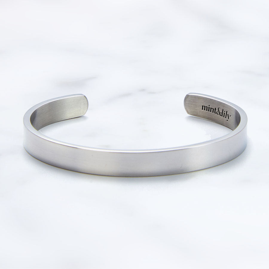 Beautiful Girl You Can Do Hard Things Cuff Bracelet