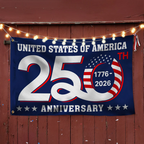 Drapeau patriotique du 250e anniversaire des États-Unis d'Amérique 1776-2026