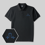 Polo brodé Who Heartbeat Geek