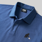 Polo brodé Chat Geek Amusant