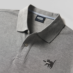 Polo brodé Samouraï Chat Geek