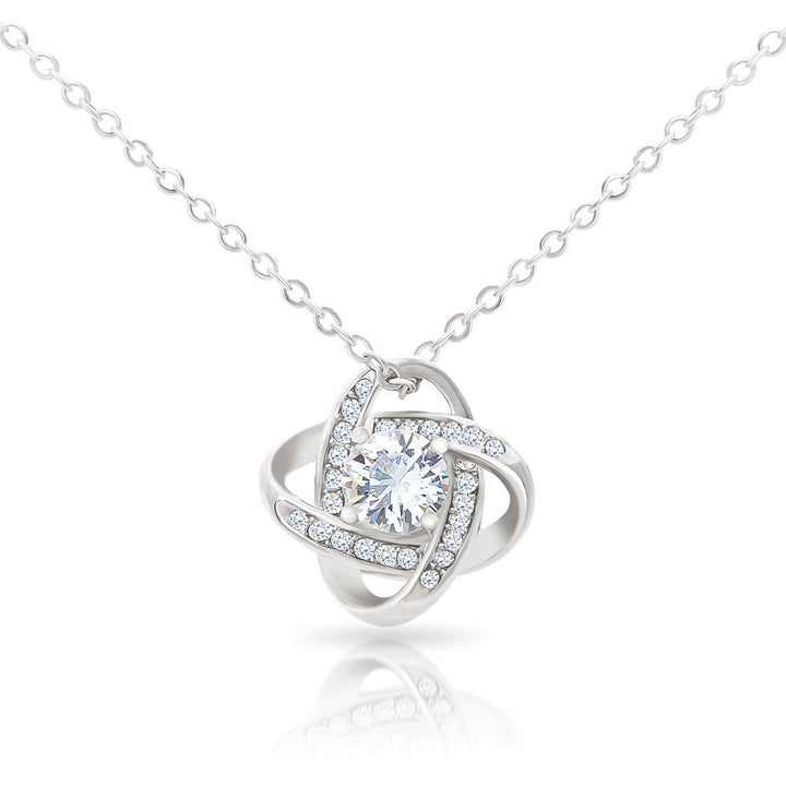 Mother's Appreciation - Heart Necklace - With Preserved Rose and Note Card
