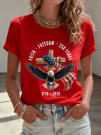 T-shirt femme 250e anniversaire des États-Unis