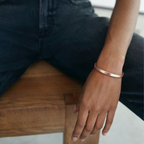 Beautiful Girl You Can Do Hard Things Cuff Bracelet