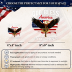 🔥 OFFRE À DURÉE LIMITÉE – Décalcomanie 250e Anniversaire, Aigle Patriotique des États-Unis d'Amérique
